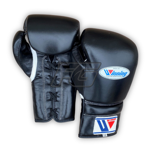Gants de boxe haut de gamme en cuir véritable avec fermeture à lacets, absorption des chocs, personnalisables, évacuation de l'humidité, séchage rapide - Product Image 2