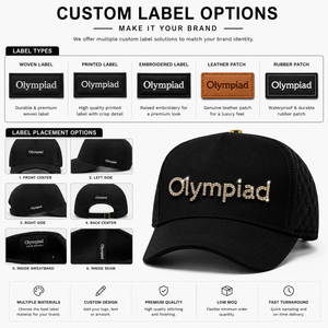 3D Embroidery High Quality 6 Panel Branded Custom Logo Snapback <b>Hats</b> 100% Cotton Breathable & <b>Waterproof</b> for Men - Product Image 5