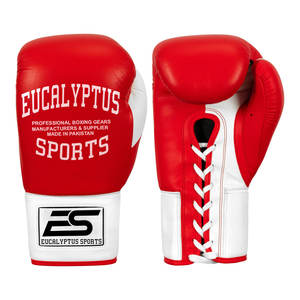 ถุงมือฝึกมวยไทยหนังแท้12ออนซ์แบบมืออาชีพมีหลายชั้นพิมพ์มือนุ่มออกแบบโลโก้ได้ตามต้องการ - Product Image 1