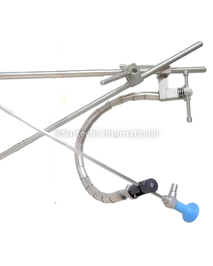 Retractor de hígado laparoscópico flexible Nathanson de acero inoxidable Surtechs con 3 ganchos, soporte para endoscopio, instrumento quirúrgico CE - Product Image 3