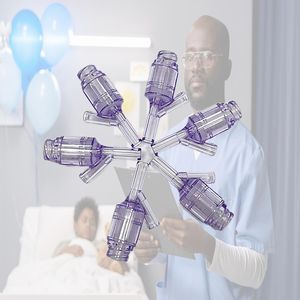 16C001 Gen2 Needle-Free Luer Slip Injection Port Luerlock Connectors <b>Plastic</b> Moulding Type Mould Medical <b>Plastic</b> <b>Product</b> - Product Image 6