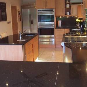 Galaxy Granite Polished Kitchen Island Countertop Natural <b>Stone</b> Work Surface for Modern Kitchen Renovation - Product Image 5