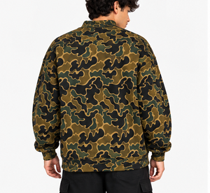 Custom Men's Duck Camo Mockneck Sweatshirt Camo <b>Mock</b> <b>Neck</b> Pullover <b>Mock</b> <b>Neck</b> Streetwear <b>Top</b> Factory Wholesale - Product Image 2