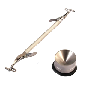 Portaamalgamas Manuales de Doble Punta Wells, Instrumentos Dentales de Restauración, Acero Inoxidable, Kit Profesional Ergonómico, CE - Product Image 1