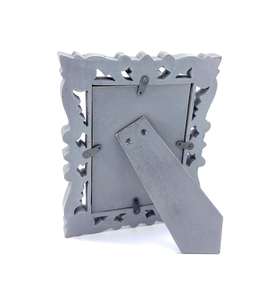 Cadre photo classique en bois de manguier massif fait à la main, rustique et moderne, brun, décoration de table, qualité d'exportation, cadre photo en bois massif - Product Image 2