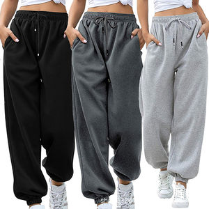 Vêtements de sport, ensemble de jogging, pantalon baggy pour femmes avec poches, pantalon cargo en tricot hip-hop pour filles, vêtements pour femmes - Product Image 5