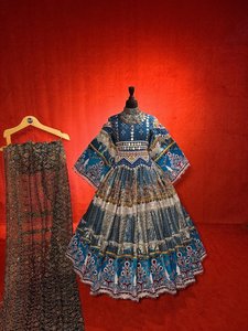 Custom Sizes Logo LOW MOQ Afghani Dress For <b>Wedding</b> Breathable Indian Banarsi Style Afghan Kuchi Party Dresses Floor-Length 2026 - Product Image 4