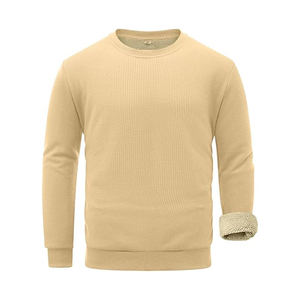 Sweat-shirt en coton biologique pour homme, lavage stone wash, molleton brossé durable, coupe décontractée, écologique, toucher doux - Product Image 4