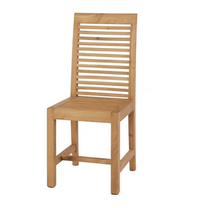 Traditional Solid Wood <b>Dining</b> <b>Chair</b> With Vertical Slats And Armrests For Home Use - Product Image 4