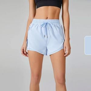 Custom Summer High Waist Quick Dry Shorts for Women Casual Solid Colors Comfortable <b>Hot</b> Sale New Style - Product Image 5