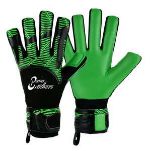 Guantes de Portero de Fútbol Profesionales de Alta Calidad, Transpirables, de Cuero PU con Látex y Silicona Protectora para los Dedos - Product Image 6