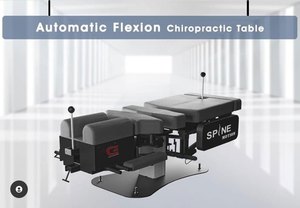 Table de thérapie de décompression de haute qualité, réglable en hauteur électriquement, pour chiropratique et traitement de la colonne vertébrale, par Creative Engineering - Product Image 3