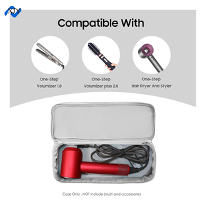 Sac de rangement portable double couche pour sèche-<span class=keywords><strong>cheveux</strong></span> et accessoires, étui de transport pour brosse sèche-<span class=keywords><strong>cheveux</strong></span>, volumateur, styler - Product Image 4