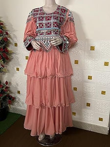 Nuevo Estilo de Vestido Afgano Kuchi para Mujeres Musulmanas, Vestido de Fiesta y Boda con Todas las Tallas y Colores Personalizados, Transpirable, Venta al por Mayor - Product Image 4