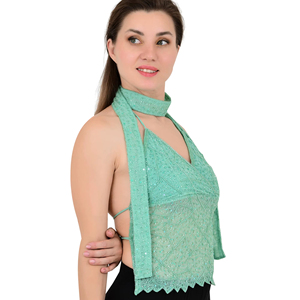 Nouveau débardeur pour femme, brodé à la main de sequins, dos nu, style glamour haut de gamme, pour soirée et tenue décontractée, respirant - Product Image 6