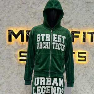 Conjunto Deportivo Casual para Hombre, con Cierre, a la Moda, Corte Ajustado, para Correr, Uso Diario - Product Image 2