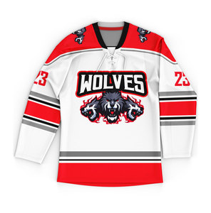 Maillot de hockey sur glace Predators 23, sublimé, anti-humidité, manches longues, pour homme, tenue d'équipe adulte - Product Image 2
