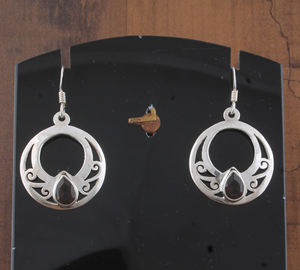 Natural Smoky Drop <b>Earrings</b> 925 Sterling <b>Silver</b> Earth Tone Luxury Jewelry Raw Brown Gemstone Bohemian Women's Party Gift - Product Image 3