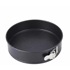 <b>Baking</b> pan dark maroon red carbon steel nesting square <b>baking</b> pans <b>set</b> for brownies and oven roasting <b>baking</b> pan - Product Image 3