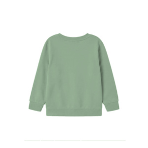 Wholesale Cotton Crew neck Sweatshirt Plain Long Sleeve Pullover Custom <b>Toddler</b> Green Fleece Casual Winter Warm Top Apparel - Product Image 2