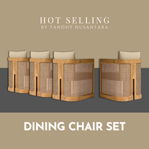 เก้าอี้รับประทานอาหารสไตล์สแกนดิเนเวียนสมัยใหม่ ผลิตจากหวายและไม้สักแท้ เป็นมิตรกับสิ่งแวดล้อม เหมาะสำหรับร้านอาหาร โรงแรม ชุดรับประทานอาหาร ราคาขายส่ง - Product Image 6