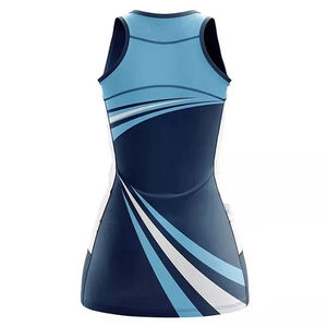 Camiseta de Netball sin Mangas para Mujer, 100% Poliéster, Transpirable, de Secado Rápido, Corte Ajustado, Personalizable con Nombre de Equipo y Marca, Cuello en V, Ropa Deportiva - Product Image 5