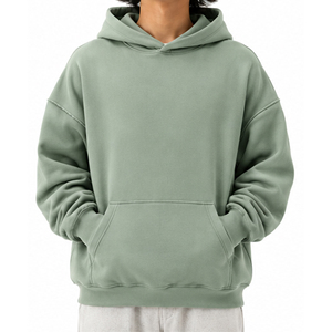 Vente en gros de sweats à capuche oversize unisexes personnalisés en coton molletonné épais, streetwear, fabricant de vêtements OEM ODM, marque privée, sur mesure - Product Image 1