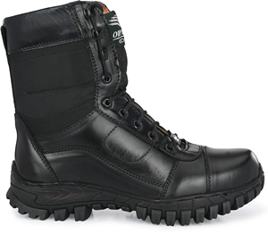 Bottes en cuir pour hommes, haute durabilité, à lacets, avec semelle intérieure rembourrée, semelle antidérapante, parfaites pour le travail décontracté en extérieur - Product Image 2