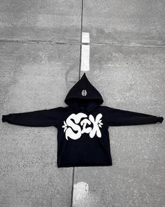 Sudadera con capucha de calle sin cordón polar en blanco pulóver Vintage ácido lavado sol desteñido sudaderas térmicas desgastadas para hombres - Product Image 3