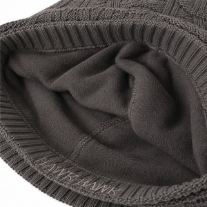 Bonnet en tricot unisexe ample, confort hivernal premium, toucher doux, style urbain, ajustement chaud, usage quotidien, design moderne, mode cosy - Product Image 6
