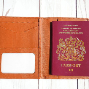 Genuine Leather Passport Travel Wallet RFID Blocking Holder Multiple <b>Card</b> Slots Cowhide Organizer Custom Logo OEM Wholesale rate - Product Image 5