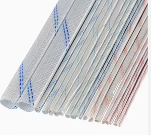 Muestra Gratuita de Sunbow PVC-002, Funda Aislante Eléctrica Trenzada de Fibra de Vidrio de 2.5KV, PVC de 1-25mm de Diámetro, Excelente para Bajo Voltaje - Product Image 5