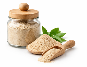 Poudre d'extrait pur de racine d'Ashwagandha |   Vente en gros OEM |   Extrait d'herbes testé par HPLC - Product Image 1