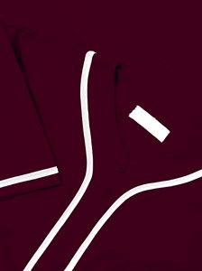 Maillot de baseball 100 % polyester, tissu extensible 4 directions, nouveau style, coupe classique, facile à porter, pour hommes - Product Image 3