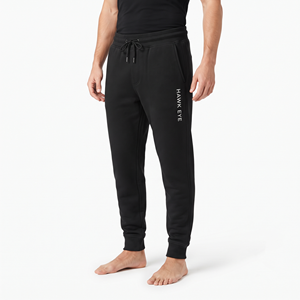 Men's Black Sweatpants Elastic Waist Drawstring Casual <b>Joggers</b> Side Pockets Autumn Wear Daily Wear <b>Joggers</b> - Product Image 1