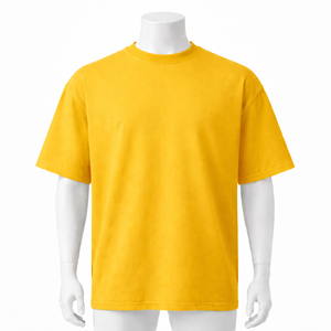 Custom 100% Cotton Plain T Shirt Men Oversized Heavyweight Blank Tee High Quality Streetwear OEM Bulk Wholesale - Product Image 6