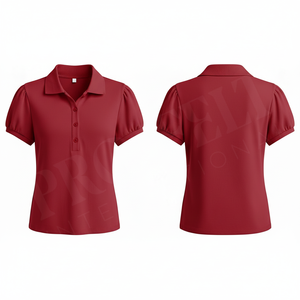 Polo respirant à manches courtes, uni, décontracté, col boutonné, léger, tissu doux, coupe ajustée, unisexe - Product Image 6