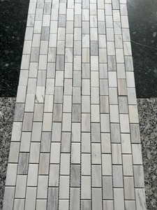 Mosaico de Mármol Blanco con Acabado Madera, Diseño Moderno Amalfi, 8mm de Grosor, Resistente al Agua, Ecológico, 5 Años de Garantía, para Paredes Interiores - Product Image 4