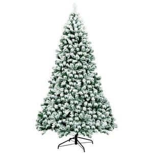 Albero di Natale Artificiale Premium Innevato da 2,3 Metri Pre-Illuminato con 550 Luci a Cerniera - Product Image 4
