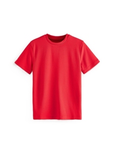 T-shirt pour homme, coupe classique, col rond, manches courtes, couleur unie, polyester et coton, style décontracté, tissu jersey tricoté, personnalisable - Product Image 5