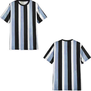 Haut d'été à manches courtes col rond décontracté imprimé coupe ample en mélange coton et fibre de bambou respirant écologique vente en gros - Product Image 2