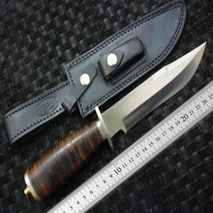 Couteau de chasse Bowie à lame fixe en acier Damas fait main sur mesure, avec double étui à pression, garantie de 3 ans, vente en gros A&M - Product Image 6