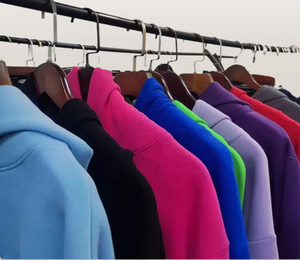 Sudaderas con Capucha Extra Grandes de Alta Calidad, 100% Algodón Francés, Gruesas, Lisas, Pesadas, con Forro, Sin Cordón, Sin Logotipo, Tallas Grandes - Product Image 3