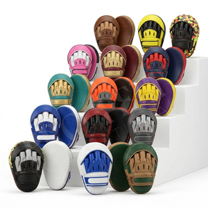 Almohadillas de Entrenamiento de Piel para MMA, Precio Económico al por Mayor, Color y Tamaño Personalizados, Almohadillas de Boxeo, Kickboxing y Muay Thai - Product Image 1
