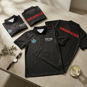 เสื้อโปโลพรีเมียมแบบกำหนดเอง เสื้อโปโลสำหรับพนักงานงานอีเว้นท์ ระบายอากาศได้ดี ชุดยูนิฟอร์มมืออาชีพ - Product Image 3