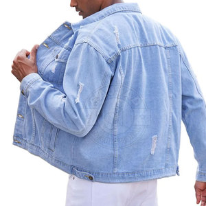 Men Casual Jeans Winter <b>Jacket</b> Vintage Washed Cotton Outerwear Warm Stylish <b>Jacket</b> for Street and <b>Travel</b> - Product Image 4