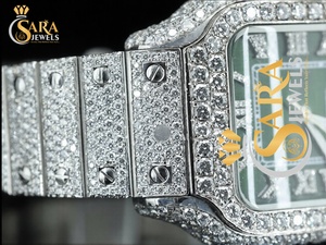 Reloj de Pulsera de Diamantes Naturales con Esfera Rosa y Detalles en Diamantes, Excelente Calidad, con Fecha, Disponible a un Precio Accesible - Product Image 2