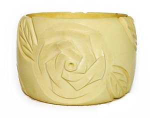 Nouvelle Manchette Artistique Tendance en Résine, Sculpture Haute Définition, Forme Irrégulière, Motif Floral, Décoration d'Intérieur, Artisanat pour Fête, pour Femme - Product Image 2