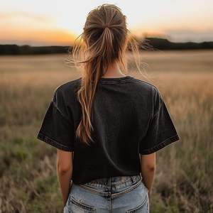 Acid Wash <b>shirt</b> Custom <b>Men</b> High Quality Printing 100% Cotton t <b>Shirt</b> logo Oversized Plain Blank White Printed Solid Color - Product Image 6