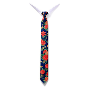 Corbatas de Hombre 100% Algodón con Estampado Floral y Bordado, Corte Slim, Logotipo Personalizado, Aspecto Atractivo con Poliéster BD - Product Image 3
